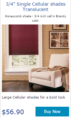 Honeycomb Shades Online   cellular shades  BuyHomeBlinds.com